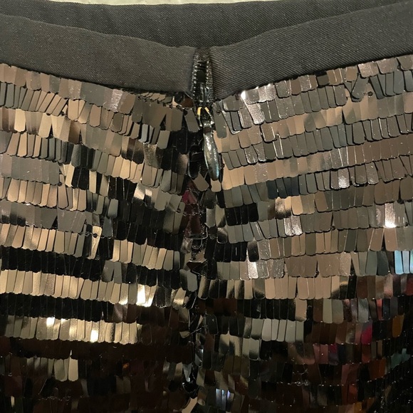 Worthington Black Sequin Mini Skirt - Picture 4 of 5